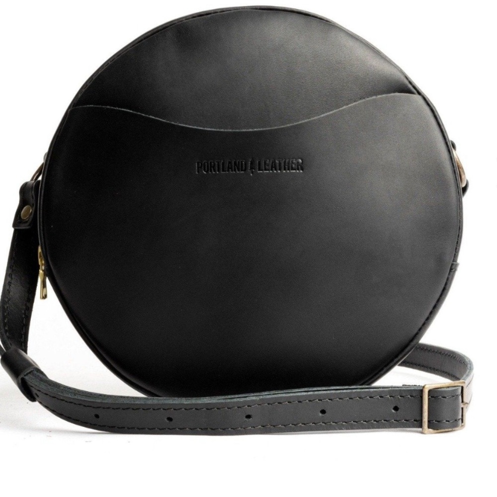 Portland Leather Circle Crossbody